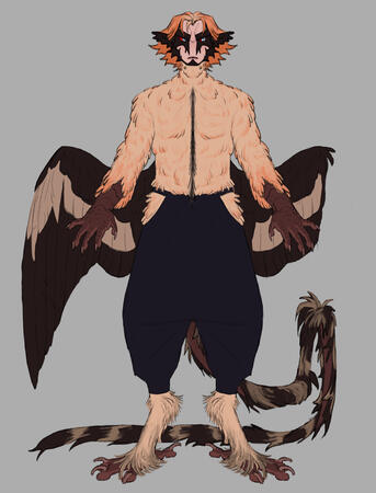 Simple Flat Colored Character Reference