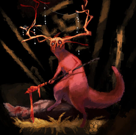Complex Rendered Piece With Background
