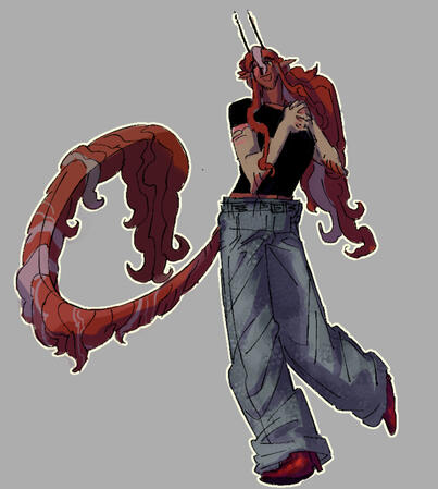 Full Body Colored Sketch