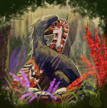 Complex Two Character Render with Background